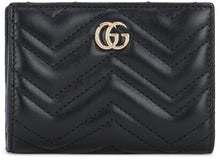 Load image into Gallery viewer, GG Marmont wallet in quilted leather