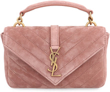 Load image into Gallery viewer, Mini College Suede handbag