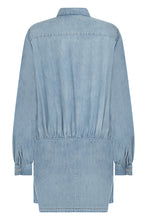 Load image into Gallery viewer, Denim midi dress