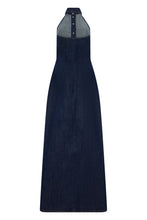 Load image into Gallery viewer, Long denim dress