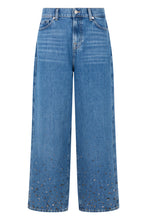 Carica l'immagine nel visualizzatore di Gallery, Jeans Tailorless Slouchy Fit decorati con Strass