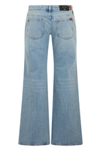 Carica l'immagine nel visualizzatore di Gallery, Jeans a palazzo in denim di cotone
