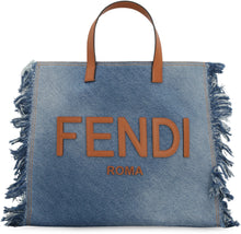 Load image into Gallery viewer, Logo detail tote bag