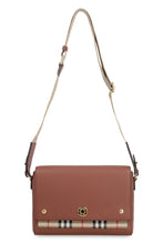 Carica l'immagine nel visualizzatore di Gallery, Borsa Note in pelle e tessuto Vintage check