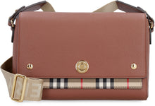 Carica l'immagine nel visualizzatore di Gallery, Borsa Note in pelle e tessuto Vintage check