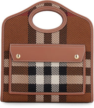 Carica l'immagine nel visualizzatore di Gallery, Borsa a mano Pocket in canvas check