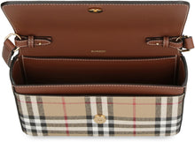 Load image into Gallery viewer, Note check print shoulder bag