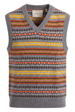 Load image into Gallery viewer, Wool blend vest with V-neck