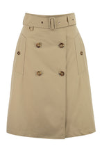 Carica l'immagine nel visualizzatore di Gallery, Gonna trench in gabardine
