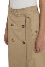 Carica l'immagine nel visualizzatore di Gallery, Gonna trench in gabardine