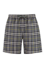 Load image into Gallery viewer, Checked swim shorts
