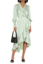 Carica l'immagine nel visualizzatore di Gallery, Abito a portafoglio in seta