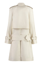Carica l'immagine nel visualizzatore di Gallery, Trench coat in misto seta