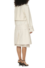 Carica l'immagine nel visualizzatore di Gallery, Trench coat in misto seta