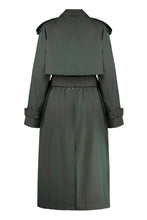 Load image into Gallery viewer, Long cotton trench coat