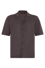 Carica l'immagine nel visualizzatore di Gallery, Camicia a Maniche Corte in lino misto cotone