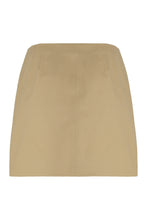 Carica l'immagine nel visualizzatore di Gallery, Minigonna trench in gabardine doppiata