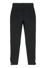 Carica l'immagine nel visualizzatore di Gallery, Pantaloni Jodhpur in cotone stretch con motivo spigato