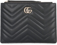 Load image into Gallery viewer, GG Marmont leather flat pouch