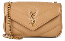 Carica l'immagine nel visualizzatore di Gallery, Pochette Loulou Mini in nappa chevron