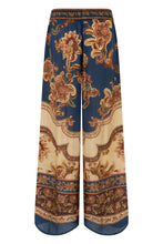 Load image into Gallery viewer, Printed silk pants with drawstring