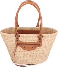 Load image into Gallery viewer, Le City Media raffia bag