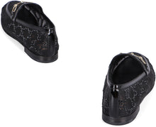 Carica l'immagine nel visualizzatore di Gallery, Mocassino Gucci Jordaan con cristalli GG