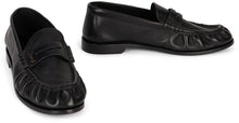 Load image into Gallery viewer, Leather moccasin with logo