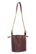 Load image into Gallery viewer, Cassandre Leather bucket bag
