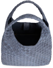 Carica l'immagine nel visualizzatore di Gallery, Borsa tote large Campana in suede intrecciato