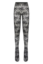 Load image into Gallery viewer, Lace floral stockings