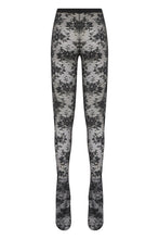 Load image into Gallery viewer, Lace floral stockings