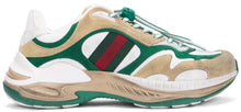 Load image into Gallery viewer, Sneakers made of fabric and leather accents