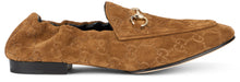 Load image into Gallery viewer, Jordaan moccasin in suede with monogram