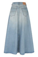 Carica l'immagine nel visualizzatore di Gallery, Gonna lunga in denim