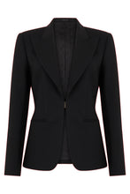 Carica l'immagine nel visualizzatore di Gallery, Blazer monopetto in lana stretch