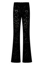 Carica l'immagine nel visualizzatore di Gallery, Pantaloni in velour con stampa floreale
