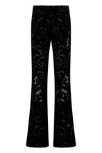 Carica l'immagine nel visualizzatore di Gallery, Pantaloni in velour con stampa floreale