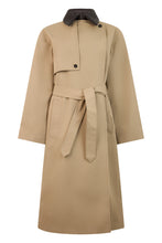 Load image into Gallery viewer, Trench with woven collar