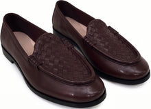 Load image into Gallery viewer, Braided leather loafers