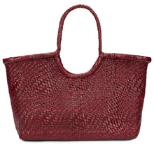 Carica l'immagine nel visualizzatore di Gallery, Borsa shopper in pelle intrecciata