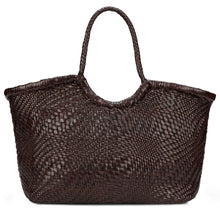 Carica l'immagine nel visualizzatore di Gallery, Borsa shopper in pelle intrecciata