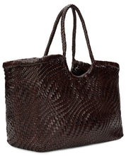 Carica l'immagine nel visualizzatore di Gallery, Borsa shopper in pelle intrecciata
