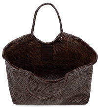 Carica l'immagine nel visualizzatore di Gallery, Borsa shopper in pelle intrecciata