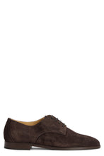 Carica l'immagine nel visualizzatore di Gallery, Scarpe stringate in pelle scamosciata