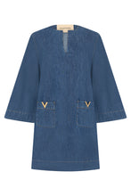 Load image into Gallery viewer, Short denim dress