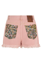 Carica l'immagine nel visualizzatore di Gallery, Shorts in denim con frange