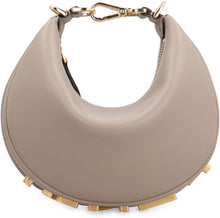 Carica l'immagine nel visualizzatore di Gallery, Mini hobo-bag Fendigraphy in pelle