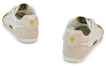 Carica l'immagine nel visualizzatore di Gallery, Sneakers in tela con bordo in pelle