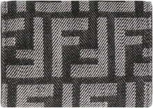 Carica l'immagine nel visualizzatore di Gallery, Portafoglio Micro Baguette in jacquard FF effetto denim